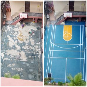 Jasa Renovasi & Perbaikan Lapangan Olahraga: Bulutangkis, Tenis, Basket, Voli, Futsal, Padel & Multi Fungsi