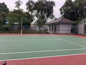 Jasa pembuatan lapangan tenis hard court acrylic Tasikmalaya Jawa Barat - PT Wira Konstruksi