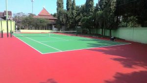 Jasa pembuatan lapangan tenis hard court acrylic Pasuruan profesional - PT Wira Konstruksi