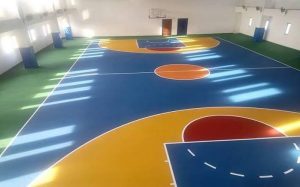 Jasa pembuatan lapangan basket hard court acrylic Pandeglang profesional - PT Wira Konstruksi