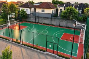 harga pembuatan lapangan basket Pekalongan berkualitas standar FIBA - PT Wira Konstruksi