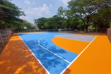 harga pembuatan lapangan basket Sukabumi berkualitas standar FIBA - PT Wira Konstruksi
